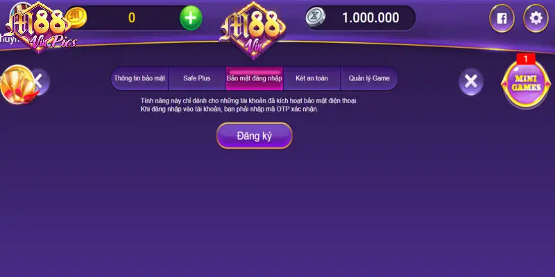 Bảo mật thông tin đăng nhập với yêu cầu điền mã OTP xác nhận 