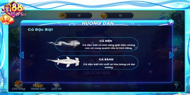 Cá Điện và Cá Băng mang đến cơ hội săn thưởng thành công 