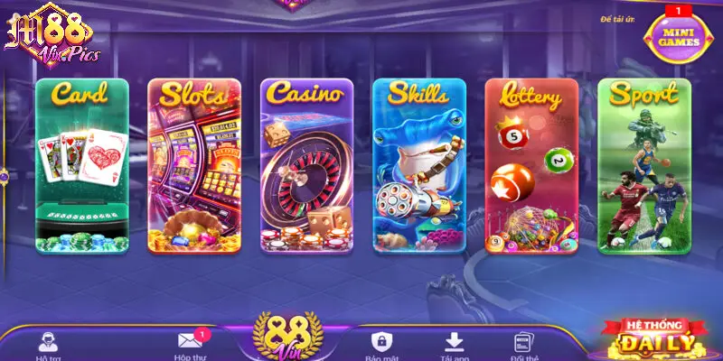 Vào mục Skill để tìm game bắn cá yêu thích 